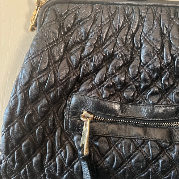 Marc Jacobs Black leather large clutch bag - Picture 8 of 8